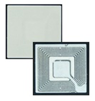 Consommables - Etiquette adhésive RF - Serie 3810 Econ, Blanc, Désactivable, 30x30 mm